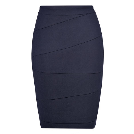 L.K. Bennett Vally Wool Pencil Skirt Colour Navy