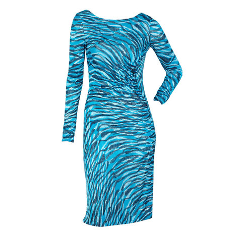 L.K. Bennett Wilder Dress Colour Cerulian