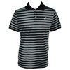 LRG Grass Roots Striped Polo Shirt (Black)