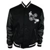 LRG Mighty Pen Leather Letterman Jacket (Black)
