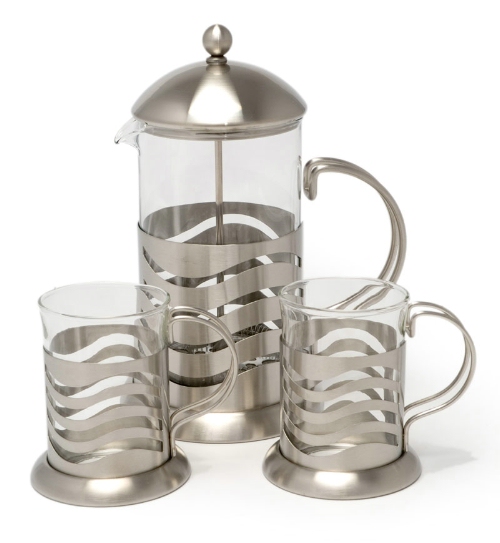 Wave Cafetiere Gift Set