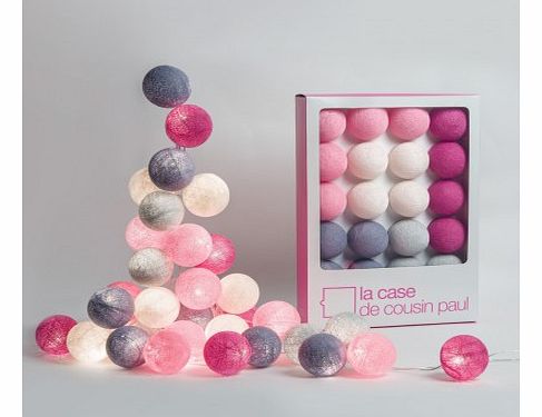 La case de cousin Paul Hoi An garland - 20 luminous balls `One size