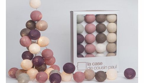 La case de cousin Paul Kesington garland - 20 luminous balls `One size