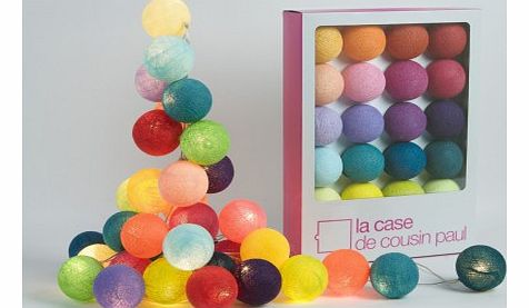 La case de cousin Paul Tao Tong garland - 20 luminous balls `One size