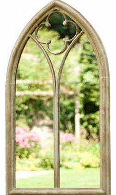 La Hacienda Metal Garden Wall Mirror - Church
