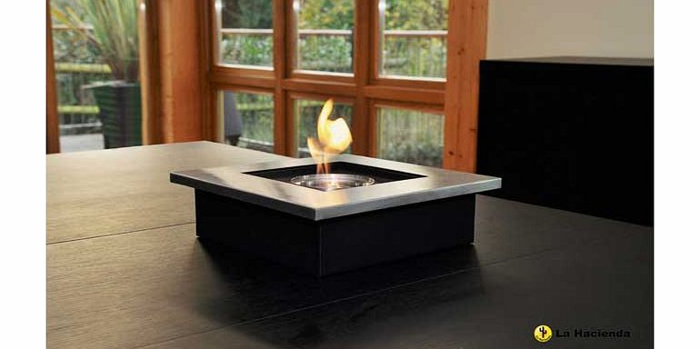 La Hacienda Square Stainless Steel Gel Burner
