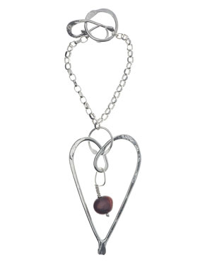 La Jewellery Heart Bag Charm
