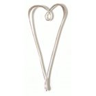 La Jewellery Recycled Silver Long Heart Bookmark