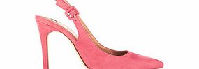 La Strada Coral micro-suede sling-back heels