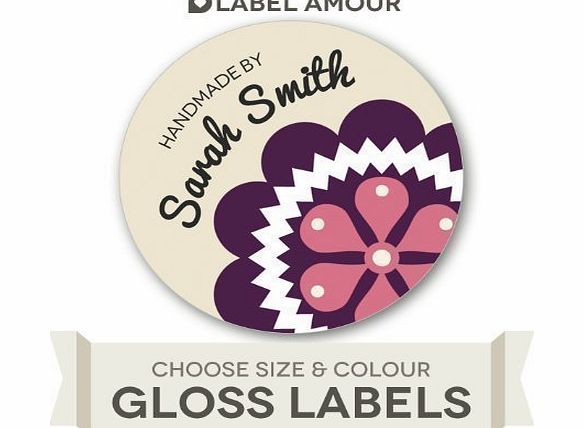 Label Amour 40 Personalised Handmade By Business Labels Stickers