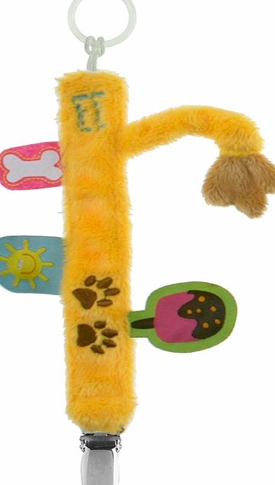 Label Label Pacifier Clip Lion