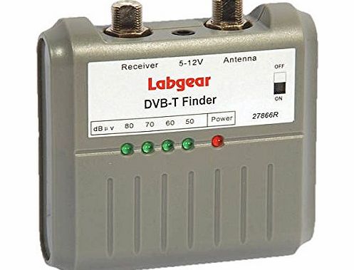 Labgear 27866R DVB-T Signal Strength Finder Freeview HD TV Aerial