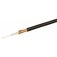 LABGEAR Coaxial Cable RG59 Black 50m