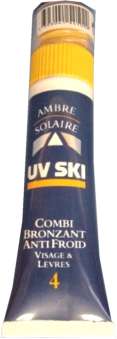 Laboratoire Garnier Ambre Solaire UV-Ski Sun Creme 15ml SPF4 inc. Lip Balm 2ml