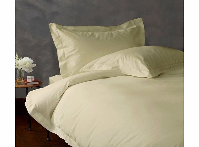 Lacasa Bedding Extra Sumptuous Italian Finish 800 TC Pima cotton 60cm Deep pocket Sheet Set Solid By Lacasa Bedding ( Euro King IKEA , Ivory )