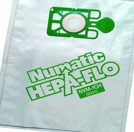 Lacasa Bedding NVM-1CH Numatic Henry Cleaner Bags - 1 Box (Pack of 10) 0680WK9F