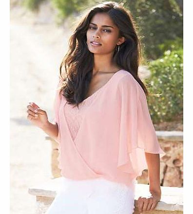 & Chiffon Top