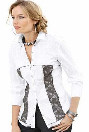 Lace Detailed Long Sleeve Blouse