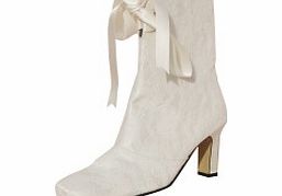 Lace Low Heel Chunky Heel Closed Toe Boots