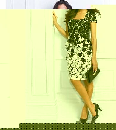 Lace Peplum Dress