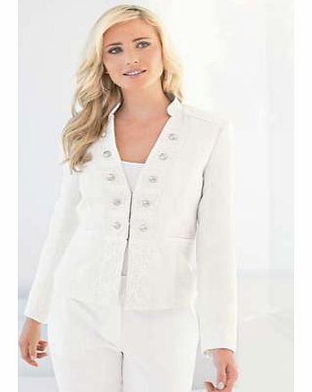 Lace Trim Blazer