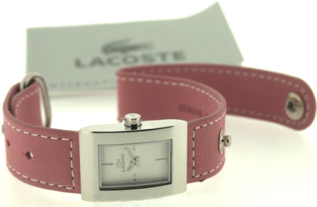 Lacoste - Womens Pink Strap Watch -