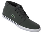 Lacoste Ampthill Dark Grey Leather Trainers