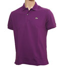 Lacoste Aubergine Slim Fit Pique Polo Shirt