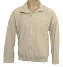 Lacoste Beige Jacket with Concealed Hood