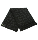 Lacoste Black and Grey Scarf