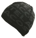 Lacoste Black and Warship Grey Beanie Hat