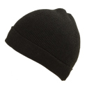 Lacoste Black Beanie Hat with Small Logo