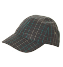 Lacoste Black Check Cotton Cap