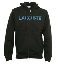 Lacoste Black Full Zip Hooded Sweatshirt