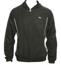 Lacoste Black Polyester Hooded Tracksuit