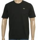 Lacoste Black Round Neck T -Shirt (Tag 8)