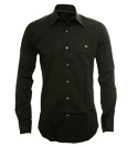 Lacoste Black Slim Fit Long Sleeve Shirt