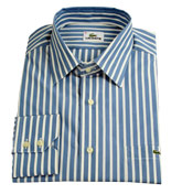 Blue and White Stripe Long Sleeve Shirt
