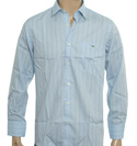 Lacoste Blue Stripe Long Sleeve Shirt