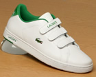 Camden Wash White/Green Leather Trainers