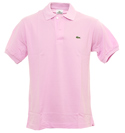 Lacoste Cardoon Pink Pique Polo Shirt