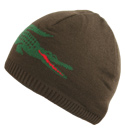 Lacoste Chocolate Beanie Hat
