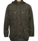 Lacoste Dark Brown Hooded Jacket