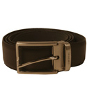 Dark Brown Leather Belt