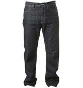 Lacoste Dark Denim Straight Leg Jeans 34` Leg