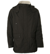 Lacoste Dark Grey Full Zip Hooded Jacket