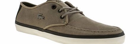 Lacoste Dark Grey Servin Trainers