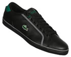 Lacoste Darton C SPM Black/Grey Leather Trainers