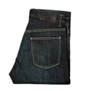 Lacoste Dirty Blue Denim Regular Fit Button Fly Jeans 34 Leg