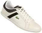 Lacoste Evershot ND White/Black Leather Trainers